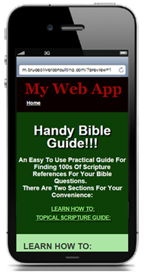 Web application for church offers Bible.