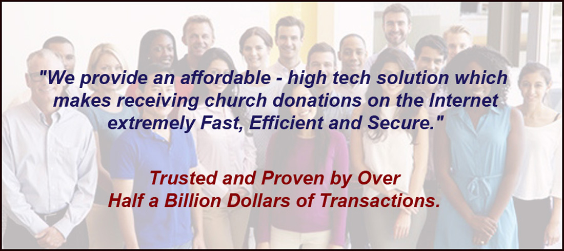 Digital Giving Technologies are fast, efficient and secure.